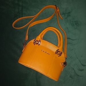 Bebe Sarah Mini Dome Apricot bag